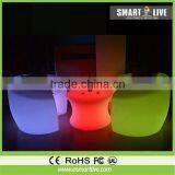 rohs changing rechargeable led chair Multi color for hotel uv led light