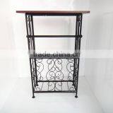 Metal Frame Iron Brace French Style Kitchen Bathroom Side Table thumbnail-3