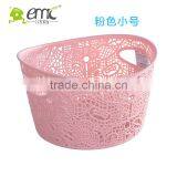 Lace Design Plastic Basket, Lace Baskets, Plastic Round Shape Basket thumbnail-6