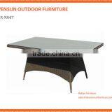 Weatherproof and Fireproof Outdoor Synthetic White Rattan Aluminium Outdoor Chair thumbnail-2