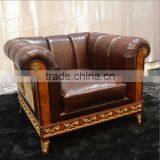 BISINI Latest Leather Single Square Sofa thumbnail-1
