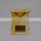 Color Glazed Ceramic Chocolate Fondue Set thumbnail-1