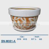 Vietnamese Ceramic Hand Carved Mini Flower Pot BN-M081-A thumbnail-1