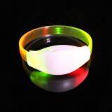 Voice Control LED Flashing Music Center Concert Sprots Meeting Decoration Brand Promotional Wriatband Armband thumbnail-5