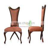 Chair High Back Rest Covered With Suede Fabric For Deco Room thumbnail-2