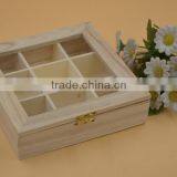 Wooden Box With Clear Lid|divided Boxes thumbnail-3