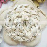 2015 New Fashion Leather Hair Flower/beige thumbnail-1