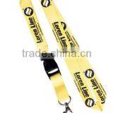 2cm Yellow Recycled PET Lanyard thumbnail-1