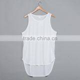 Tank Top Men Long Hip Hop Tops Loose Vest Men Casual Low Cut Design Tank Tops. Subliamtion Print thumbnail-1