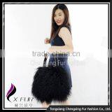 CX-H-24D Wholesale Hand Bags Real Tibetan Lamb Fur Ladies Handbag Tote Bag thumbnail-6