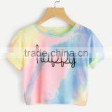 2017 New Arrival Baby Clothes Fashion Wholesale High Quality Hot Sale Short Sleeve Sublimation Printed Boutique Oem t Shirt thumbnail-1