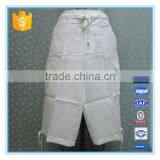 Good Quality Casual Linen Cargo Capri Pants For Men thumbnail-1