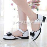 Zm50133b Summer Fashion pu Leather Sandal Girls New Design Kids Shoe With Bowknot thumbnail-4