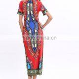 Zm50375b Lady Plus Size Dress Wholesale Printed Dresses Women thumbnail-2