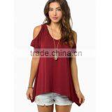 2016 Summer Women Strapless V-neck T-shirt Sexy Girls Tops thumbnail-2
