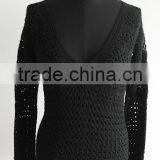 Fashion Ladies/girls Hand Crochet Long Sleeve Pullover Sweater thumbnail-1