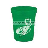 USA Made 16 oz Smooth-Sided Transparent Stadium Cup - BPA-free, FDA Compliant and Comes With Your Logo thumbnail-1
