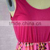 2017 Mommy and me Family Matching Mother Daughter Dresses Clothes Striped Mom and Daughter Dress Kids Parent Child Outfits thumbnail-5