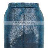 2017 OEM Spring Elegant High Waisted Velvet Wrap Around Skirt thumbnail-5