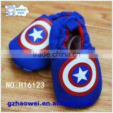 Captain America Shield Printed Baby Shoes thumbnail-1