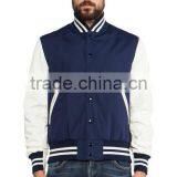 CVC Preppy Style Ribbed Collar and Hem Srtipe Hoodies/Sweatshirt With Front Snap Button thumbnail-1