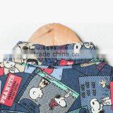 2016 Cartoon Printed Men Denim Casual Shirt thumbnail-3