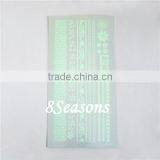 Wholesale Price Mixed Pattern Metallic Glow In The Dark Waterproof Body Skin Temporary Tattoo Sticker thumbnail-2