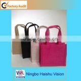 Cheap Gift Eco Friendly Hessian With Handles Small Party Bag thumbnail-1