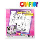 OEM Kid Project Color Your Framed Canvas Anim-Pal Rocky Bunny thumbnail-3