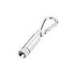 Metal Mini White LED Flashlight Keyring for Promotional Gifts, Ornaments