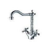 HN-3C06, Two Cross Handles And Single Hole Brass Professional Kitchen Faucets thumbnail-1