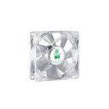 LED Computer Case Cooling Fans With Transparent Plastic , 12V PC Cooler Fan