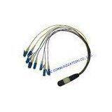 MPO Multi Core Fiber Duplex Patch Cord For Passive and Active Fiber Optic Devices thumbnail-1