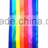Satin LGBT Rainbow Sash - Gay Pride Parade Lesbian Pride Party Supplies thumbnail-2