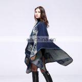 Europe And Winter Thickening Warm Shawl Cloak Coat Ladies Scarf thumbnail-3