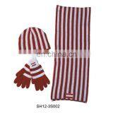 Hat-scarf-gloves Suit( SH12-3S002)