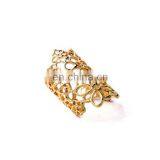 Fashion Hoop Lace Flower Rings Women's Rings Jewelry thumbnail-2