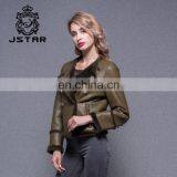 2017 Best New Design Lady Overcoat Women Lamb Leather Jacket thumbnail-5