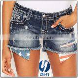 2016 Latest Design Summer Sexy Cut off Jean Shorts thumbnail-1