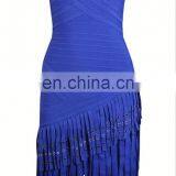 Women Red V-neck Sleeveless Bandage Women Dresses Mexican Clothing thumbnail-1