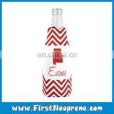 Red Plaid Selected Materials Personalized Beer Coolies thumbnail-4