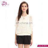 Summer Hot Sales Casual Transparent Sleeve Woman Blouse