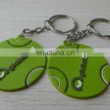 Round Shaped Personalized Cool Soft Pvc Keychain thumbnail-6