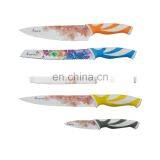 Creative Style Rubber Soft Handle Non Stick Coating Kitchen Knife Set thumbnail-2