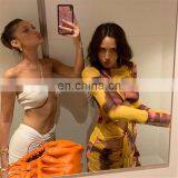 LAITE D2194 New Arrivals Fashion Hollowing Out See-through Sexy Dresses Women Long Sleeve Printed Casual Dresses thumbnail-5