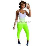 Hot Fashion Women Trendy Wholesale Boutique Gradient Slip Bodycon Sexy Nightclub Skinny Jumpsuits Rompers thumbnail-6