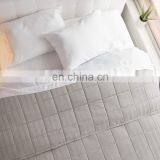 100% Cotton Sateen Woven Stripe Quilt 500 Thread Count Premium Modern Bedspread thumbnail-4