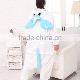 2015 Walsonstyles Cheapest Winter Animal Onesie Pajamas Jumpsuit Flannel Adult Jummp Blue Unicorn Pajama thumbnail-3