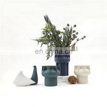 Gear Style Ceramic Colorful New Modern Decoration Flower Vase for Home thumbnail-2
