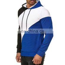 Wholesale Custom Brand Spring and Autumn 3D Stair Cloth Striped Sweater, Personalized Color Matching Hooded Loose Large Size Men thumbnail-3